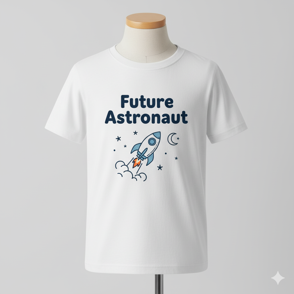 Future Astronaut Kids T-Shirt – Space Explorer Edition